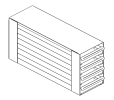 Sistem rafturi glisante 12 (4x3) 12 de cutii de 50/2" cu 2 usi interne